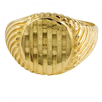 9ct Gold 5.4g Signet Ring Size U